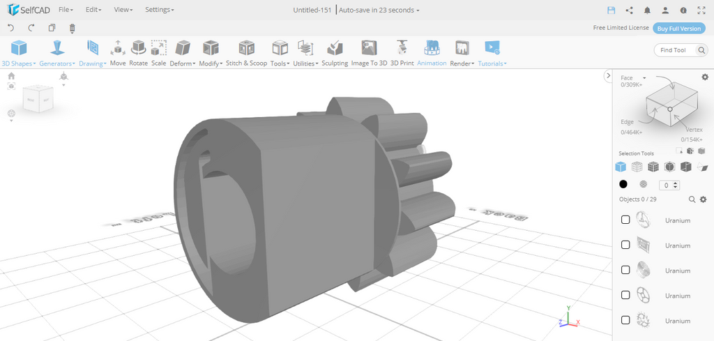 Double Tourbillon 3D model