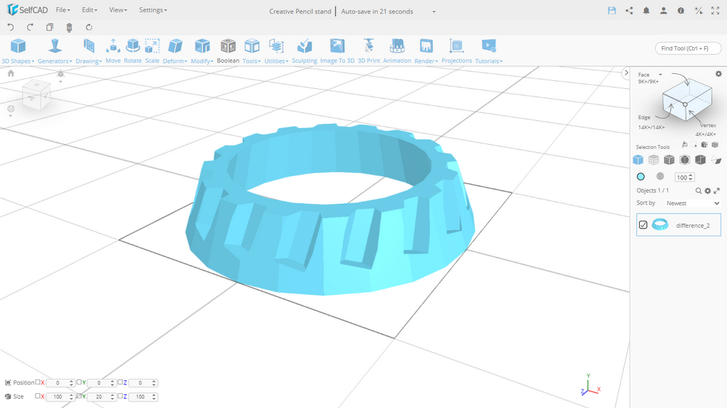 Ready 3D print