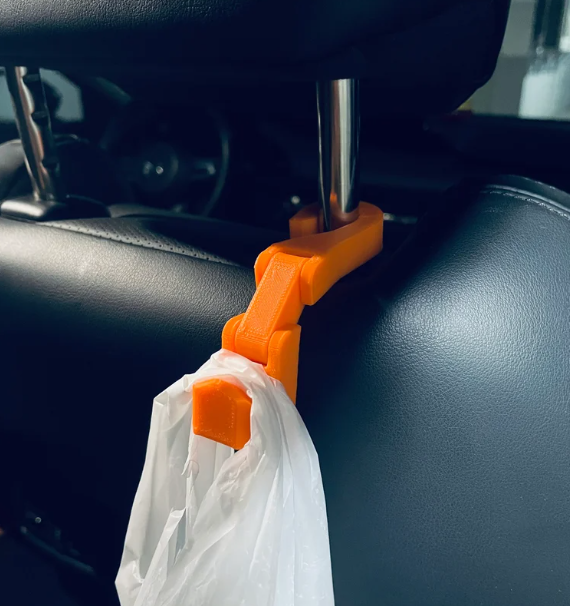 3D Printed Seatback Hooks