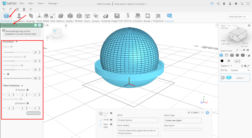 3D shapes
