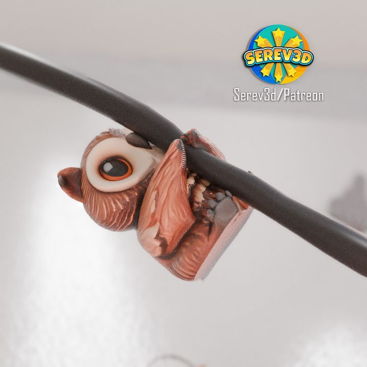 Owl Bear Cable Buddy