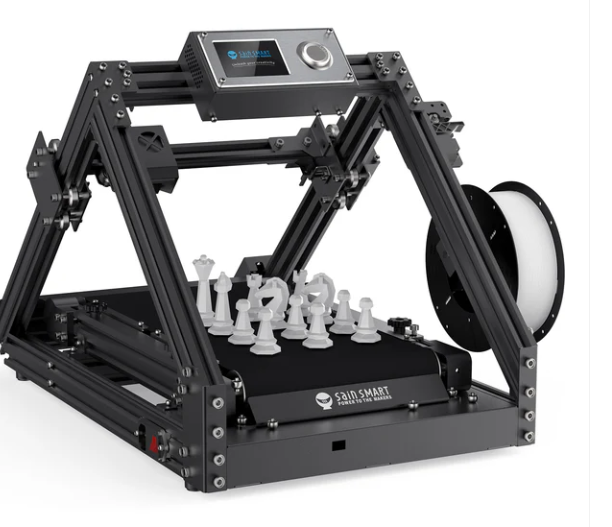 The SainSmart INFI-20 conveyor belt 3D printer