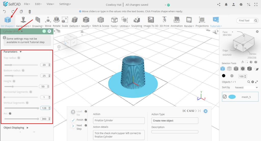 Choosing cylinder