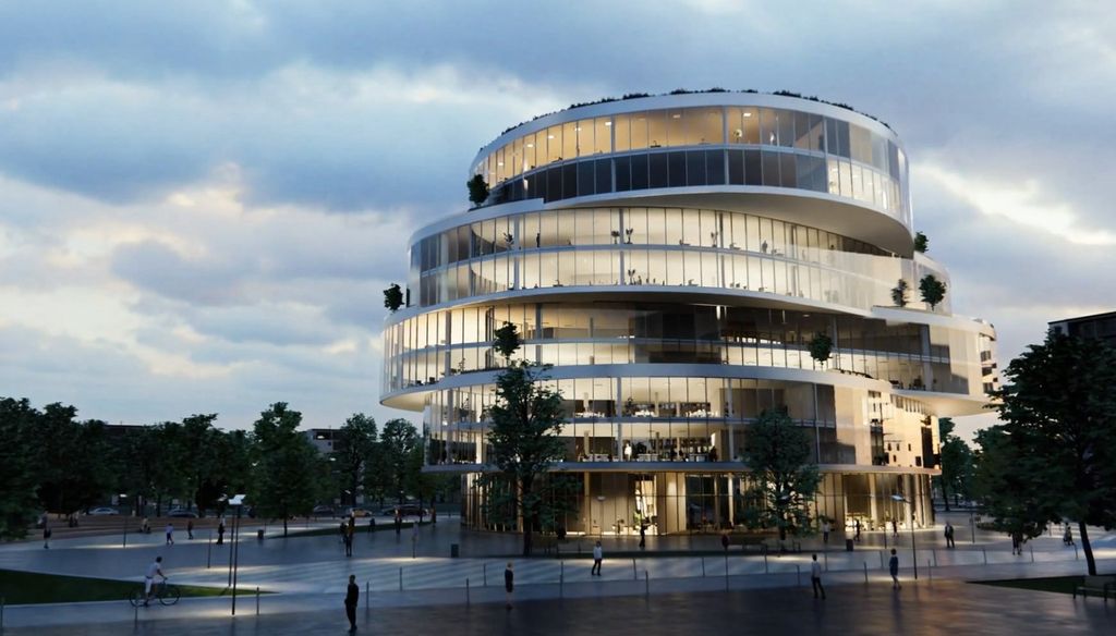 3D rendering done in Revit