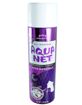 Aqua Net Extra Super Hold hairspray, a popular and affordable choice for 3D printing bed adhesion