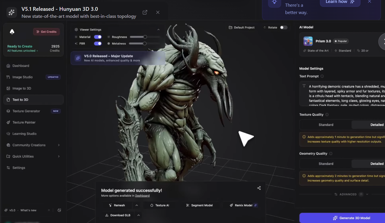 5 Best AI 3D Model Generators of 2026