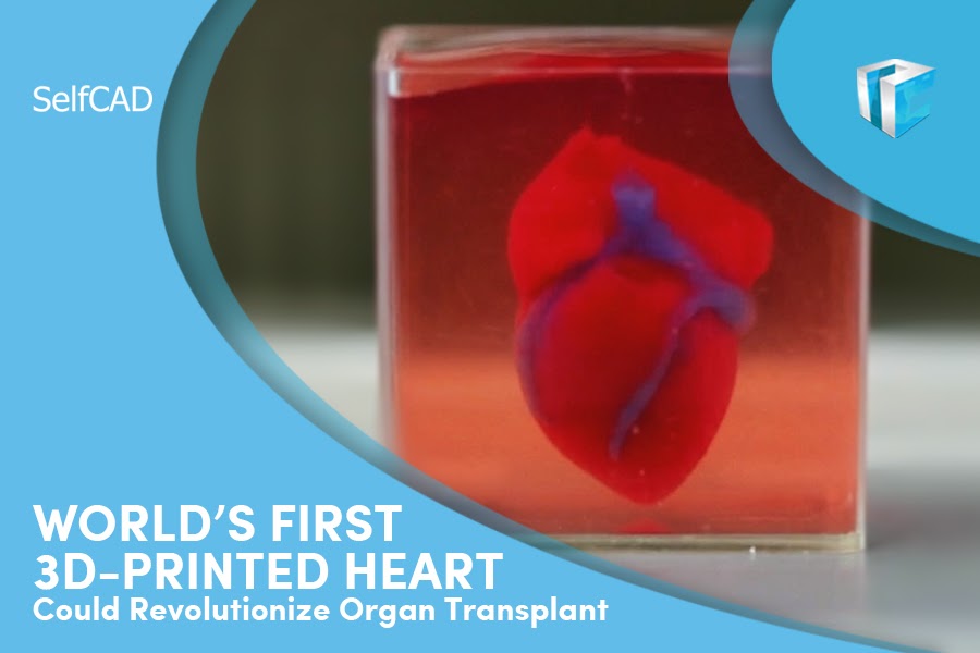 WORLD’S FIRST 3D PRINTED HEART CREATED USING THE PATIENTS’ OWN CELLS!