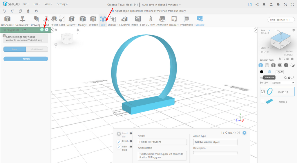 Fill polygon