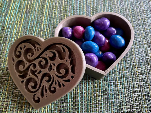 Heart-Shaped Valentine Box