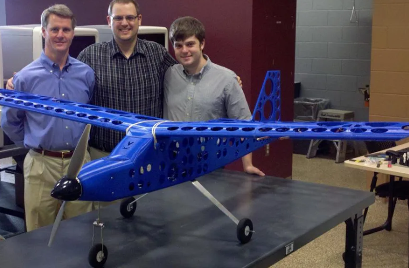 Autonomous 3D-Printed Drone