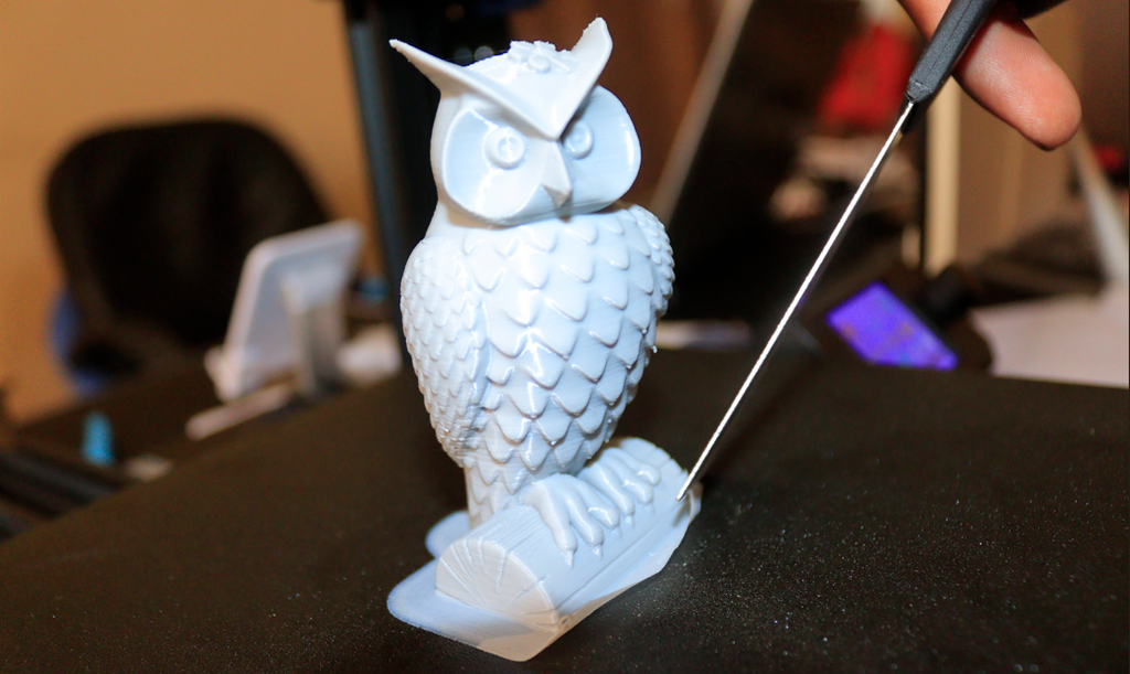 3D printed owl