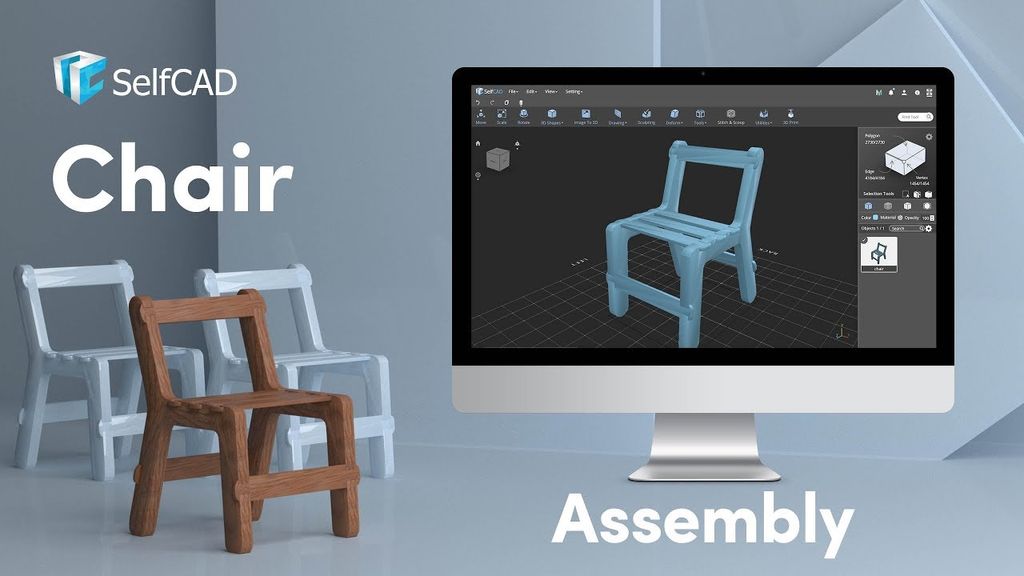 3D modeling in selfcad
