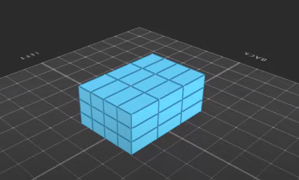The shape of a cube
