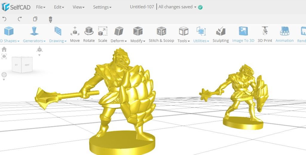 3D modeling in SelfCAD
