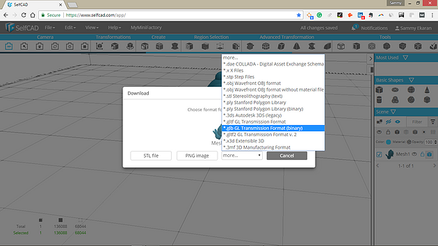 upload 3Dmodels to Facebook