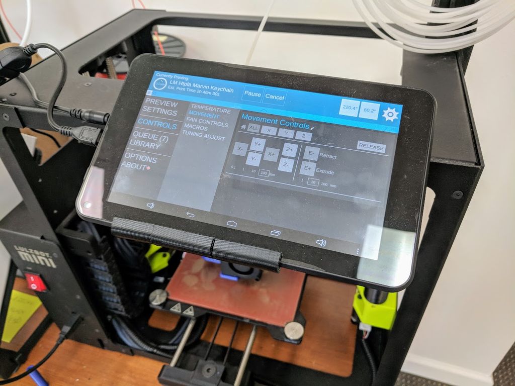3D printer touchscreen