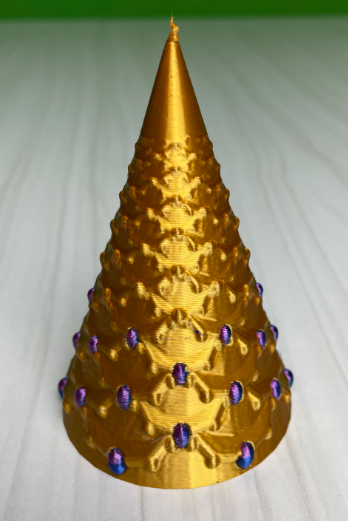 Golden Christmas Tree