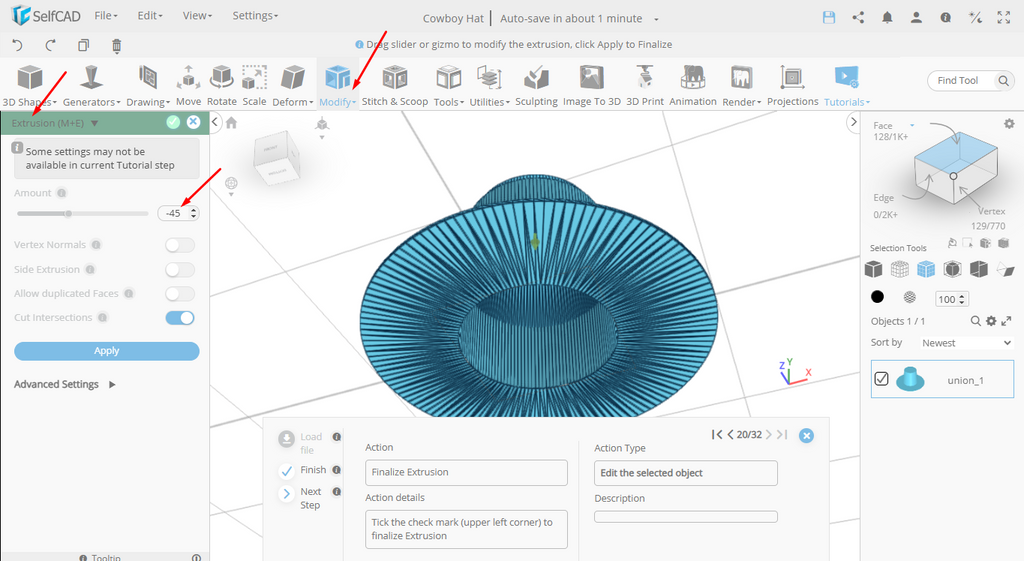 Extrusion tool