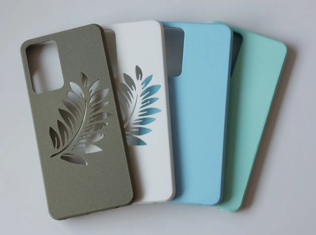 3D printed phone case for Samsung Galaxy A52 featuring shock-absorbent TPU material