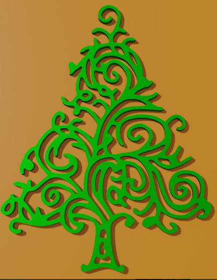Christmas tree hanger