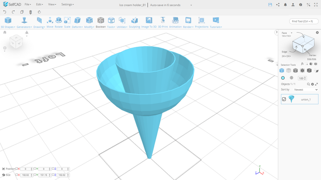 Ice cream holder