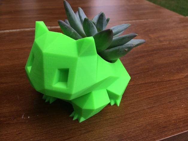 Low Poly Bulbasaur Planter