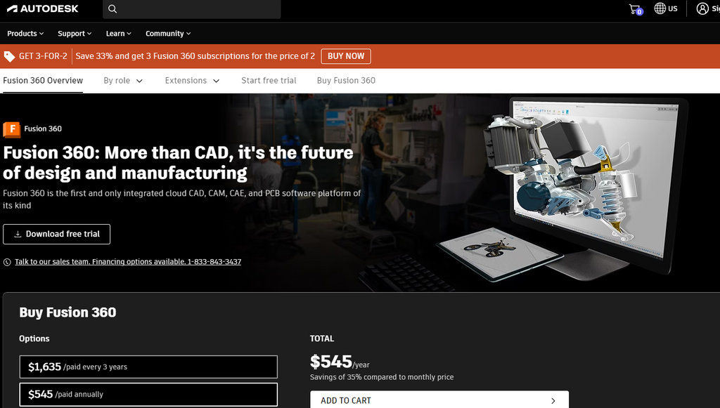 Fusion 360 interface