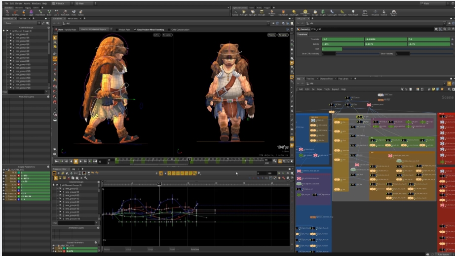 3D designing in Houdini