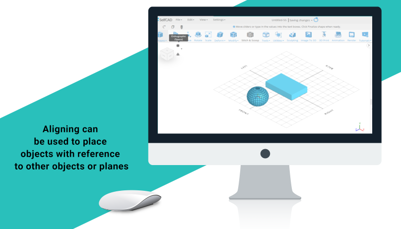 Positioning objects in 3D Space