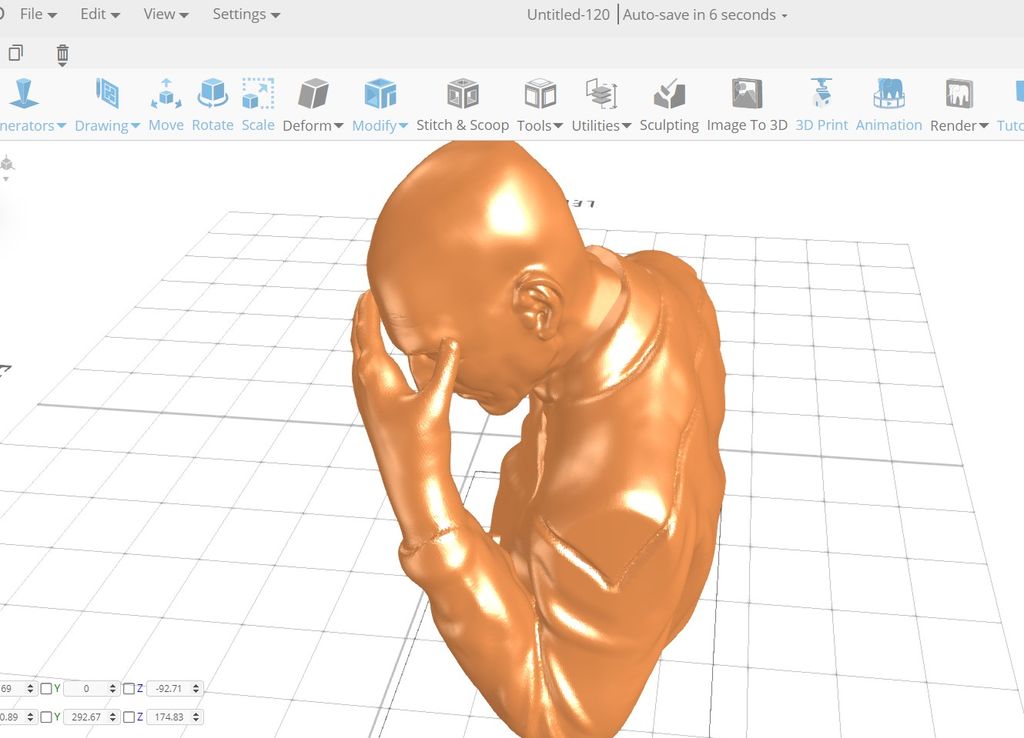 3D sculpting in SelfCAD