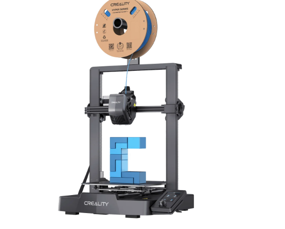 Anycubic Kobra X high-speed 3D printer kit with 4-color multi-material printing capabilities and AI-driven print monitoring.