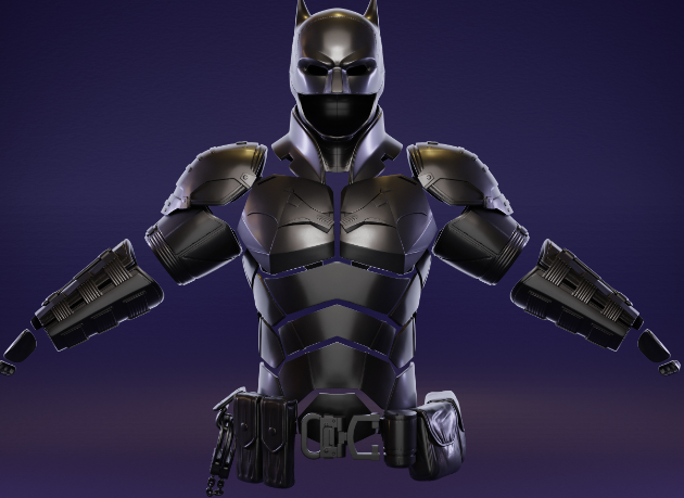 Batsuit cosplay 3D print