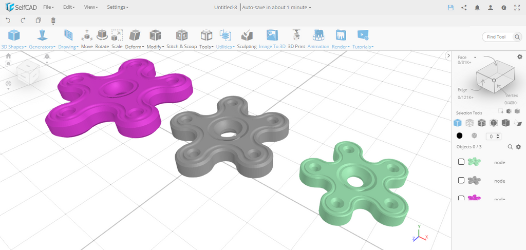 Print-in-Place Spinner