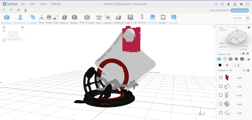 Triple-Axis Tourbillon 3D model