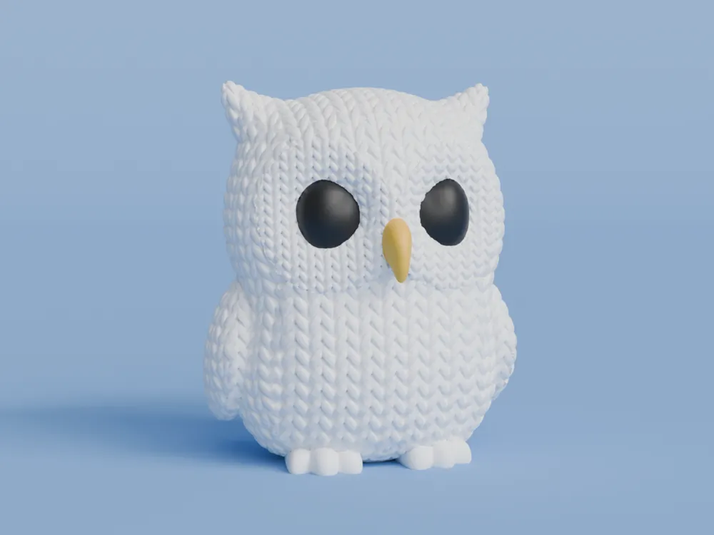 Knitted Owl