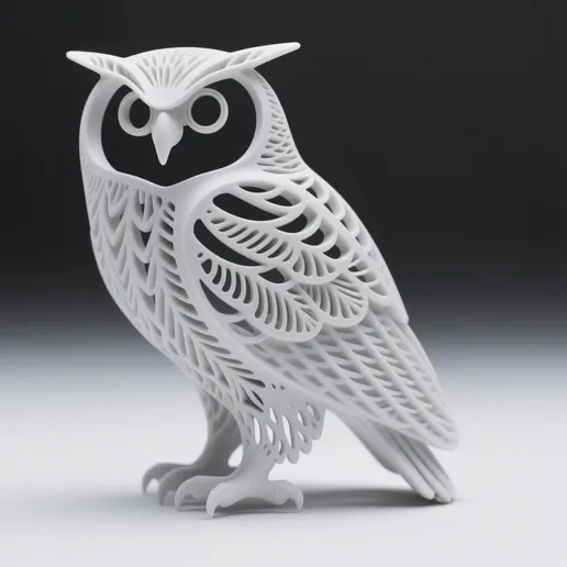 Hollow Owl Sculpture