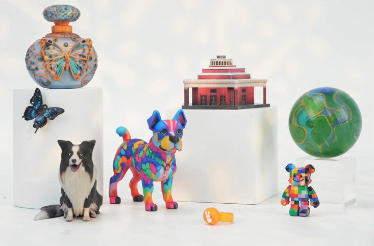 Flashforge CJ270 entry-level CMYK resin 3D printer featuring water-soluble support material for easy post-processing