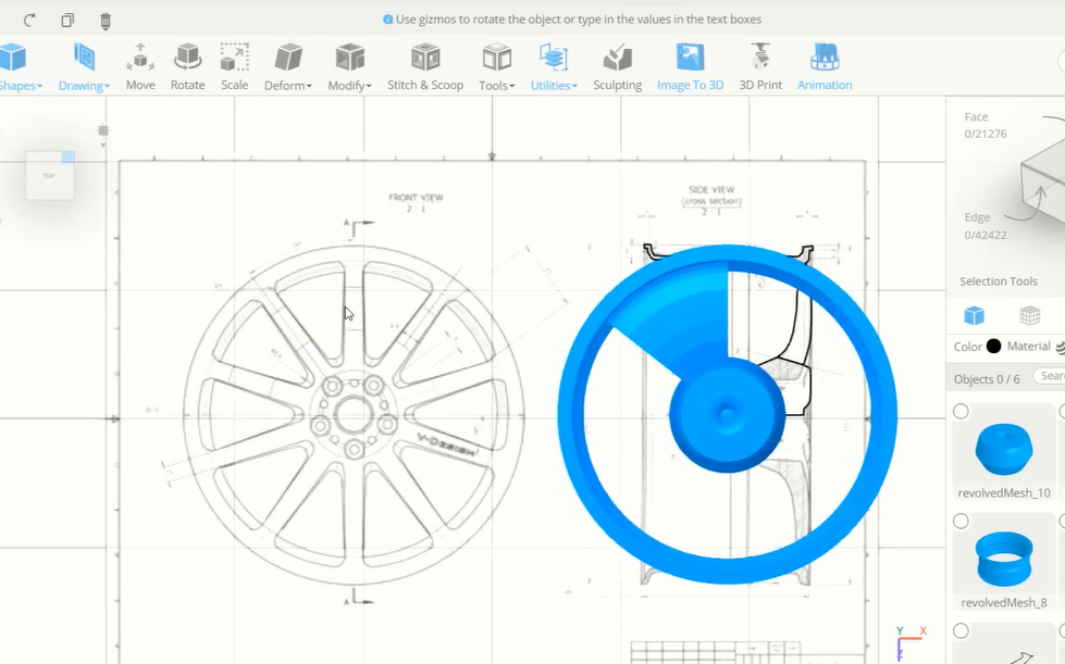 Alternatives to Fusion 360: SelfCAD