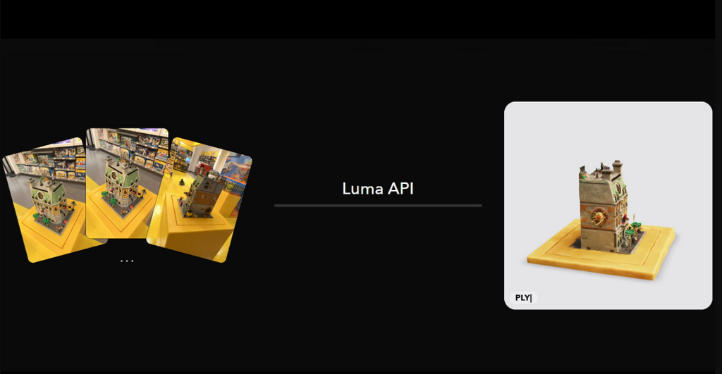 Photorealistic 3D environment scan captured using Luma AI's NeRF technology on a smartphone