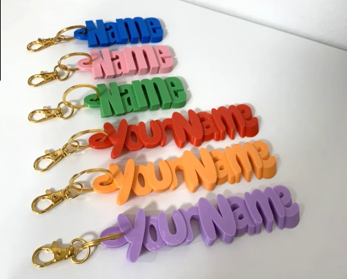 Nameplate Key Chains