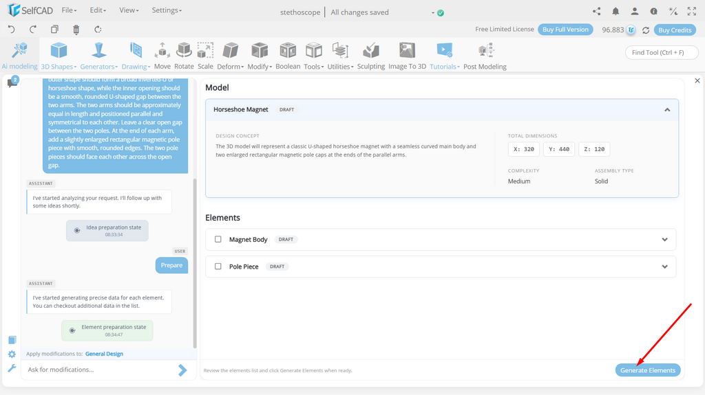 Generate Elements