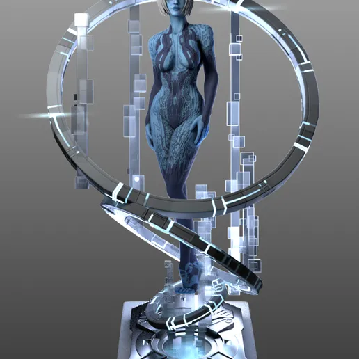 Halo Cortana 3D print model