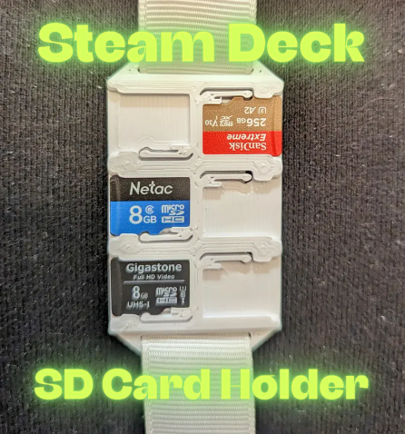 Steam Deck Secure MicroSD Card Holde