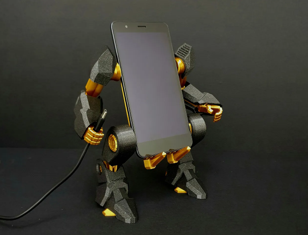 Mobile Exo-Suit Phone Stand