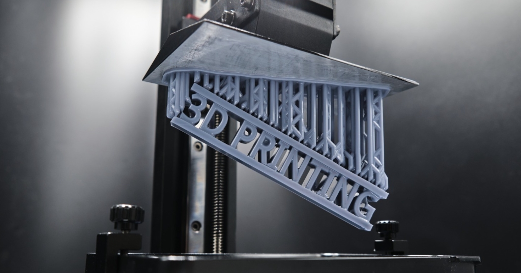 3D printing with resin machine