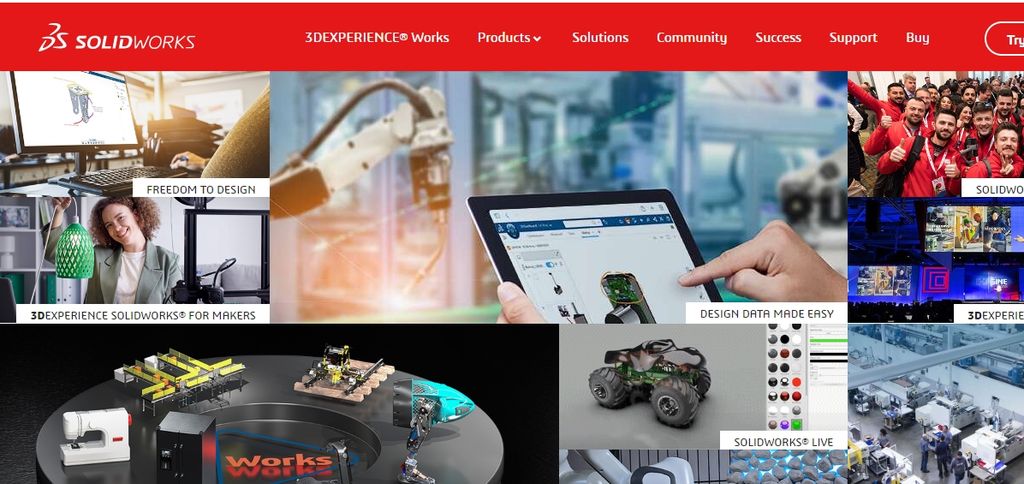 Solidworks interface