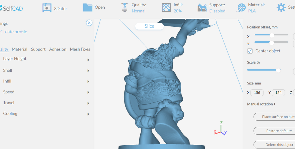 3D modeling software