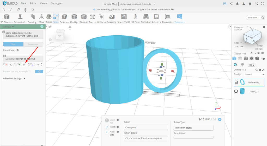 Scale Tool