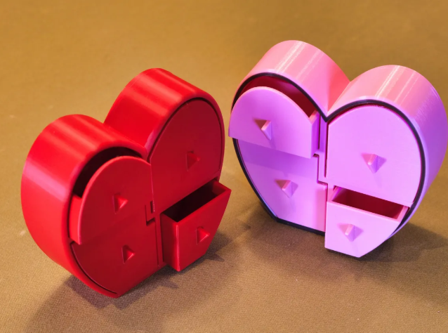 Valentine gift heart storage
