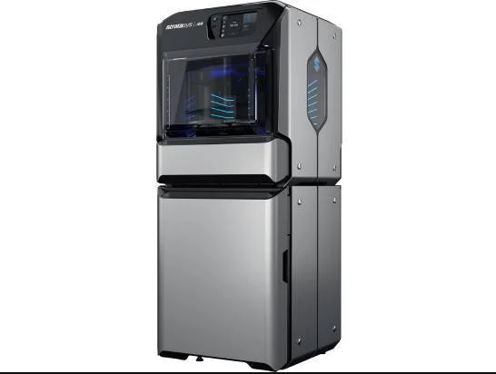 Stratasys J55 Prime PolyJet 3D printer, a professional office-friendly system capable of Pantone-validated colors